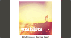 Desktop Screenshot of 92shirts.com