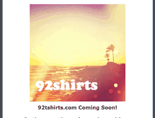 Tablet Screenshot of 92shirts.com